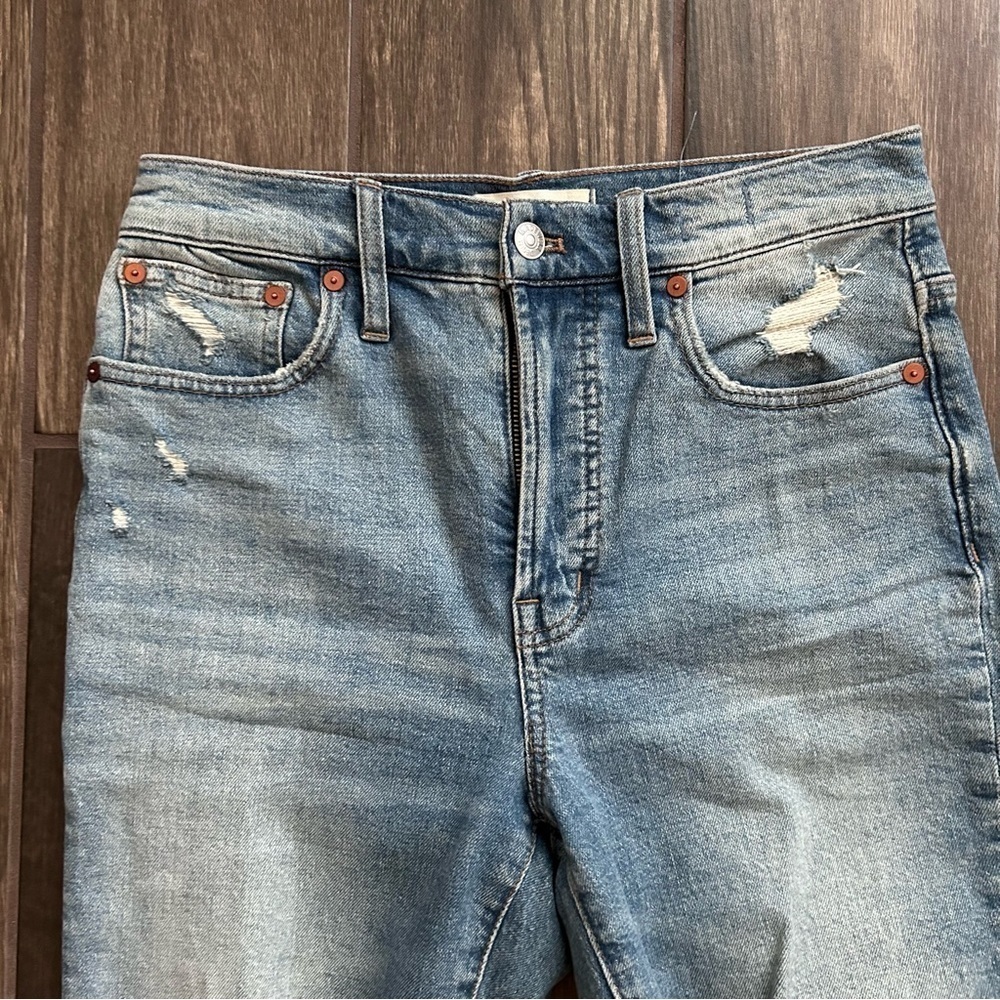 Madewell The Perfect Vintage Straight Leg Jeans in Denman Wash Sz 26 NWOT - Picture 6 of 10